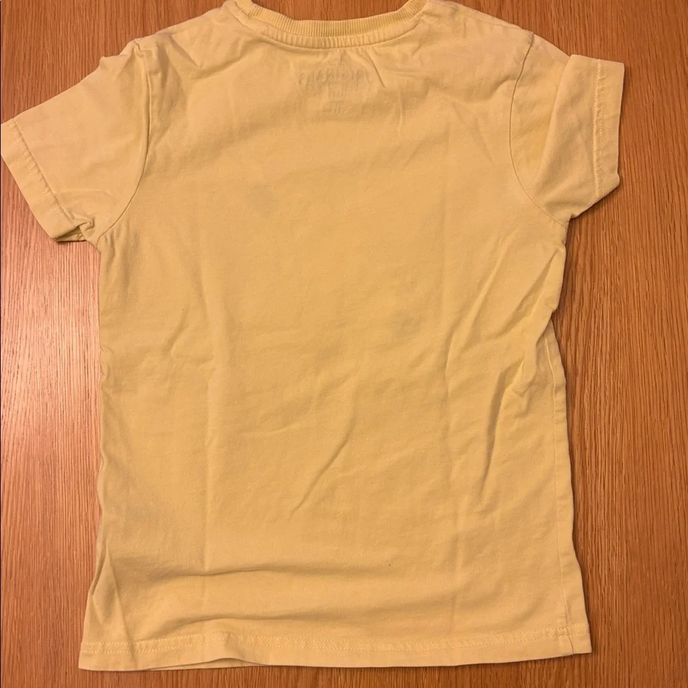Kids Graphic T-Shirt Set - Blue, Yellow, White - size 7-8 years
